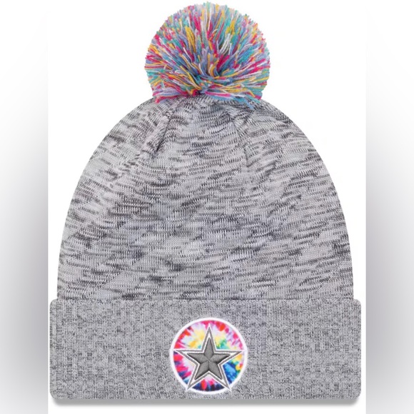 New Era Other - Dallas Cowboys New Era NFL Crucial Catch Tie-Dye Knit Beanie